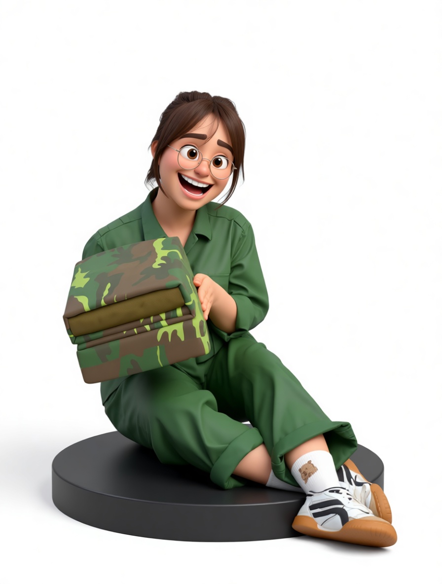 Smiling Girl Figurine - Free 3D Printable STL File