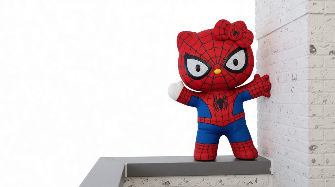 Spider-Man Hello Kitty Figurine free 3D printable STL
