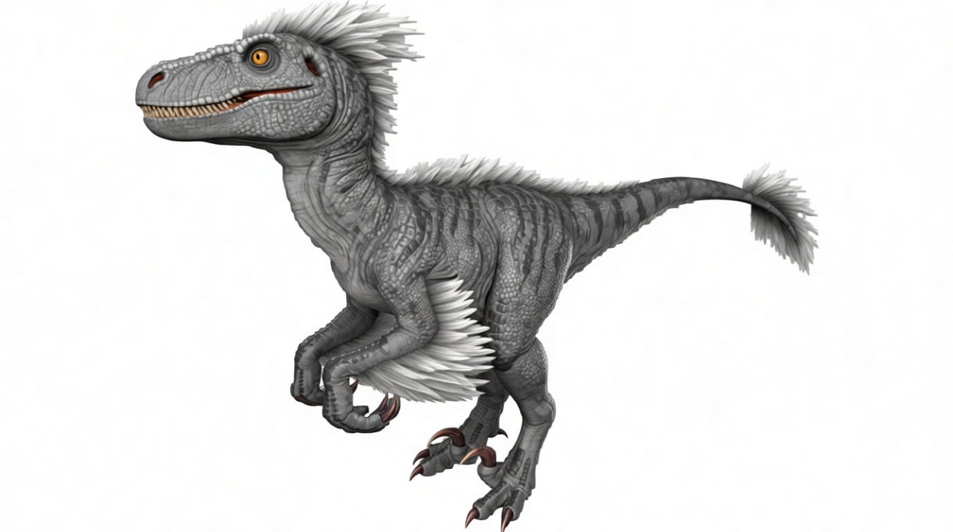 Velociraptor Dinosaur Figurine free 3D printable STL