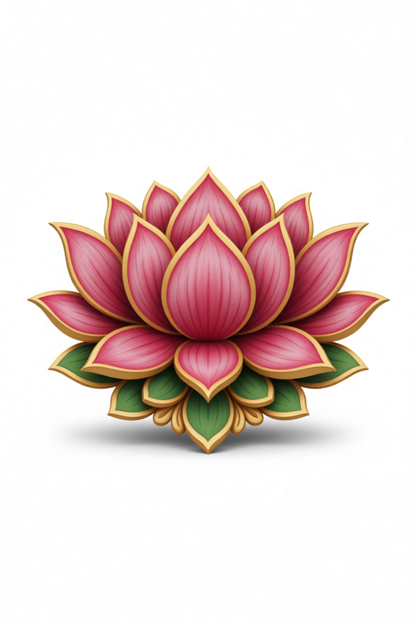 Lotus Flower Sculpture free 3D printable STL