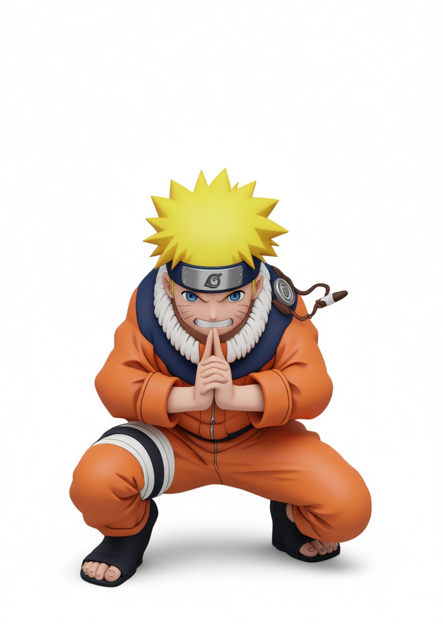 Naruto Uzumaki Figurine free 3D printable STL