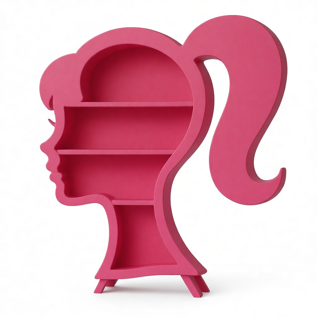 Girl Head Shelf free 3D printable STL