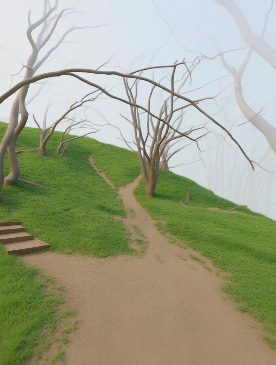 Bare Branches Landscape Model free 3D printable STL