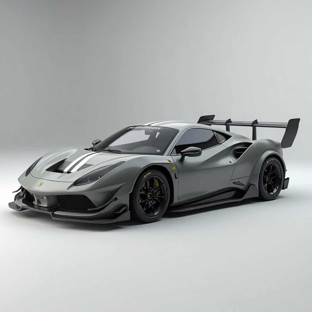 Ferrari F8 Widebody Model free 3D printable STL