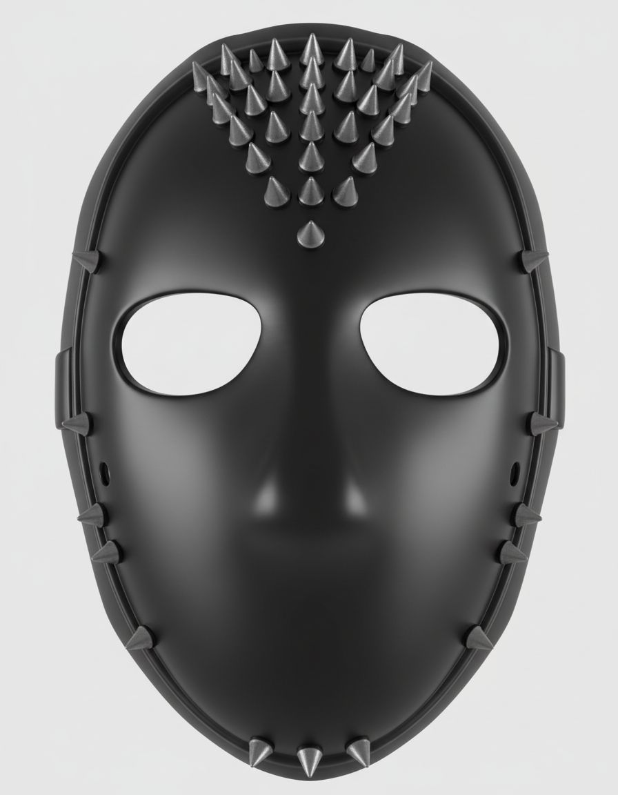 Spiked Face Mask free 3D printable STL