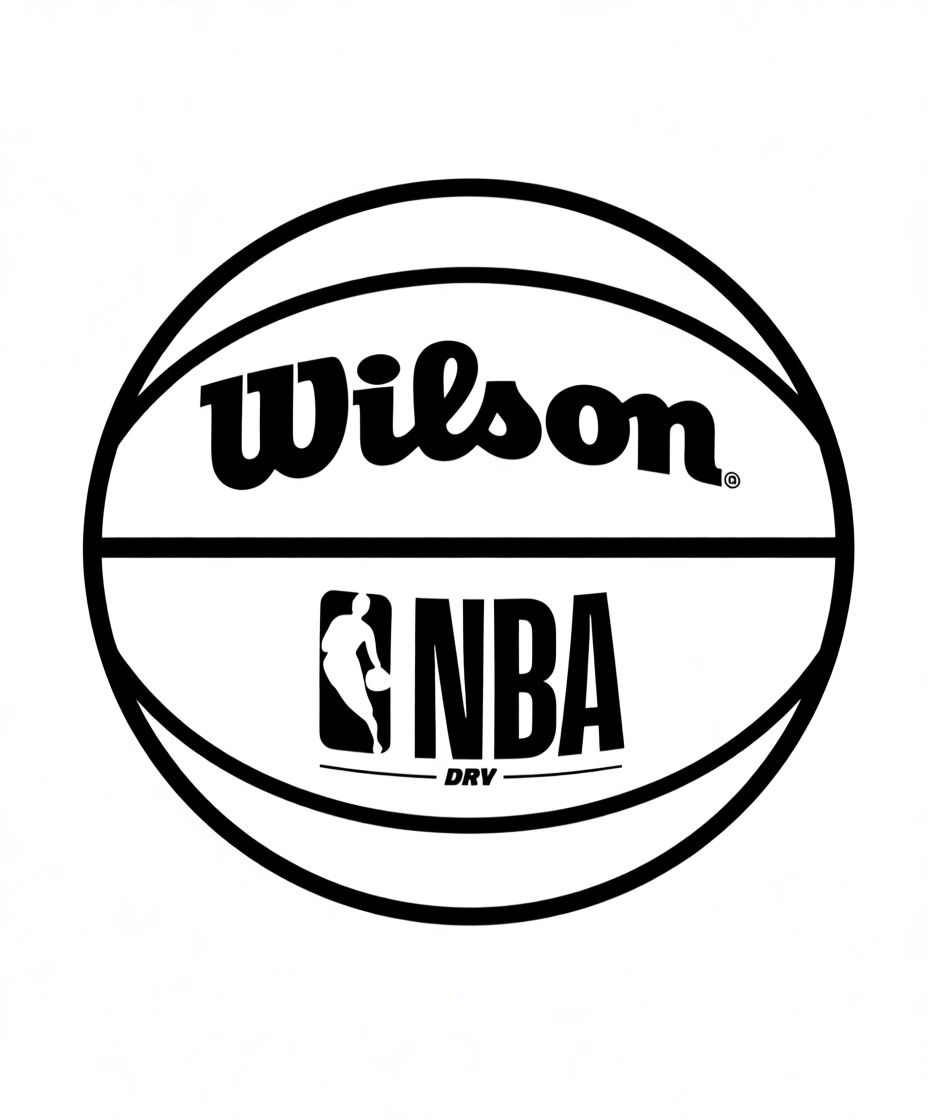 Wilson NBA Basketball free 3D printable STL