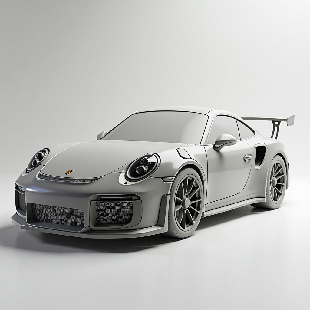 Porsche 911 GT3 RS Model free 3D printable STL