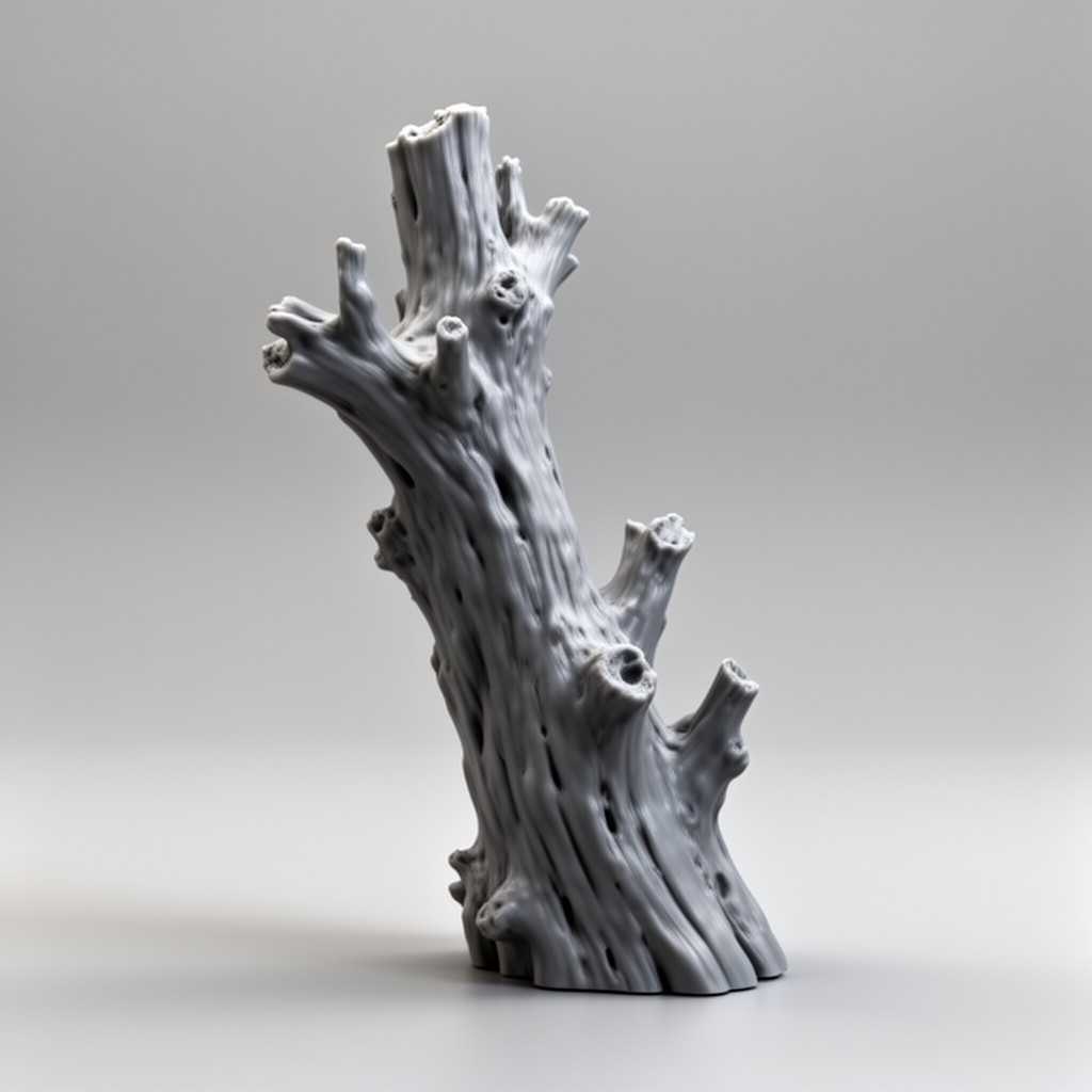 Driftwood Sculpture free 3D printable STL
