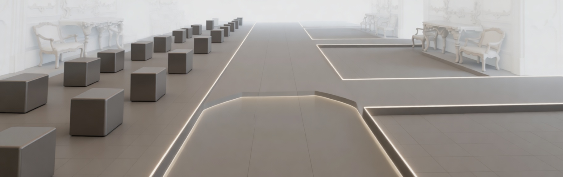 Modern Minimalist Bench Model free 3D printable STL