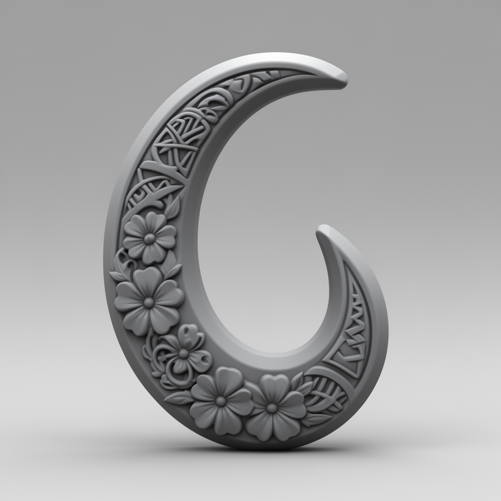 Polynesian Tribal Hook free 3D printable STL