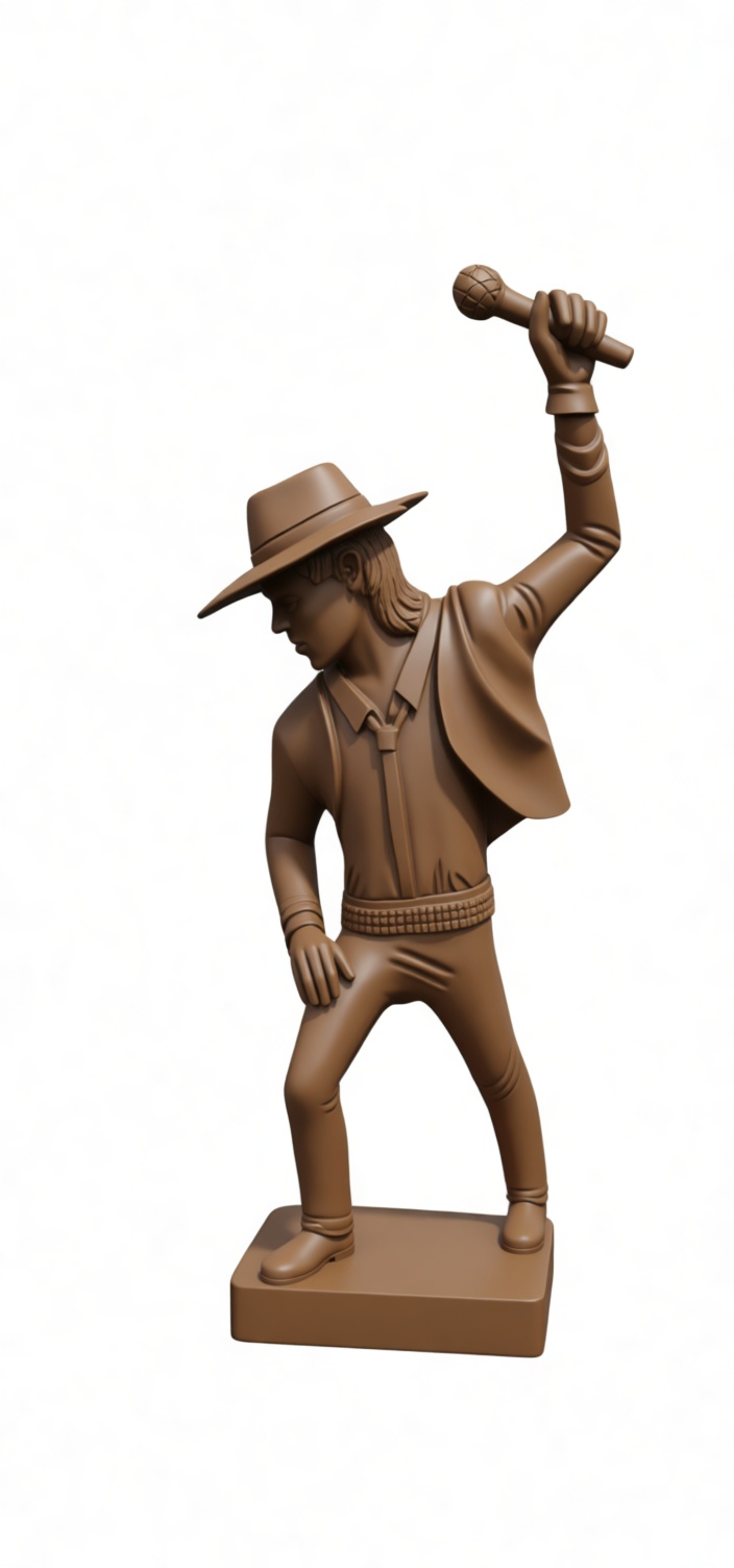 Michael Jackson Statue free 3D printable STL