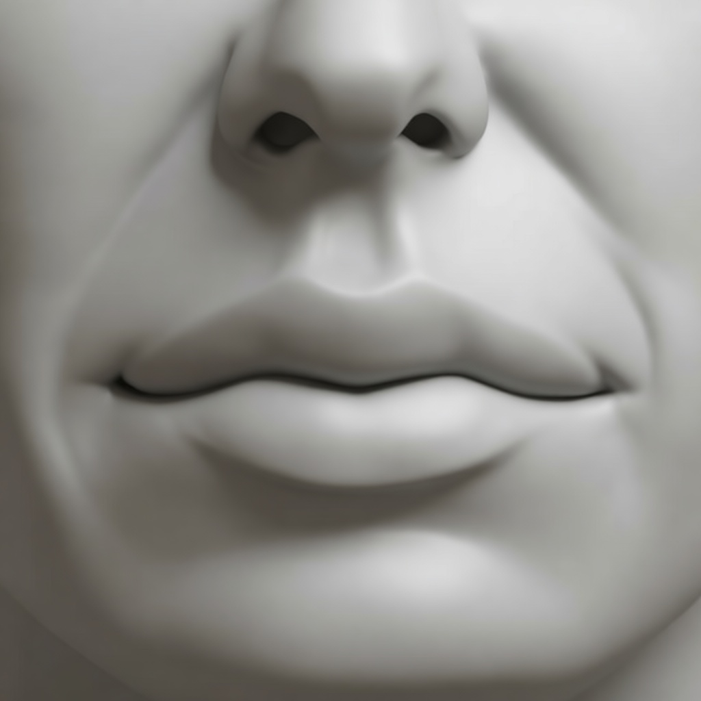 Human Face Sculpt free 3D printable STL