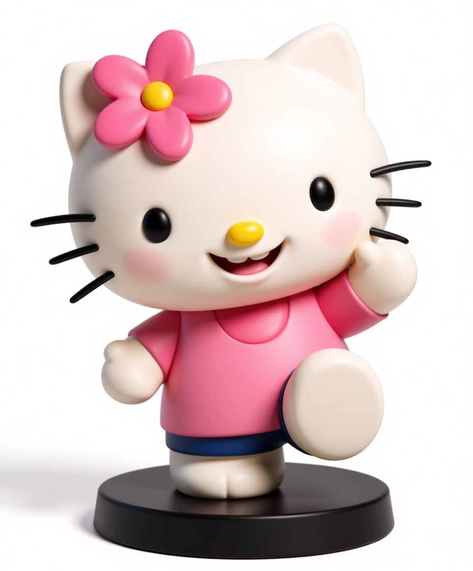 Hello Kitty Figurine free 3D printable STL