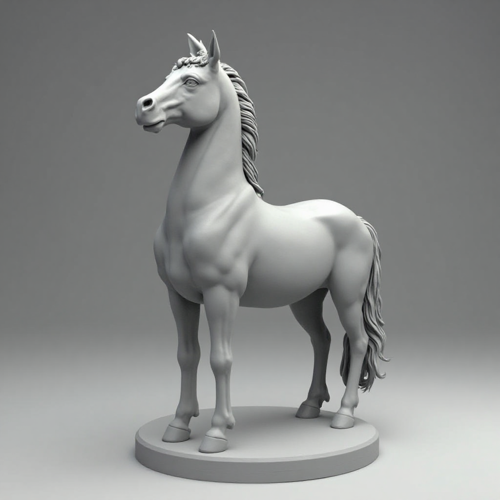 Spirit Horse Figurine free 3D printable STL