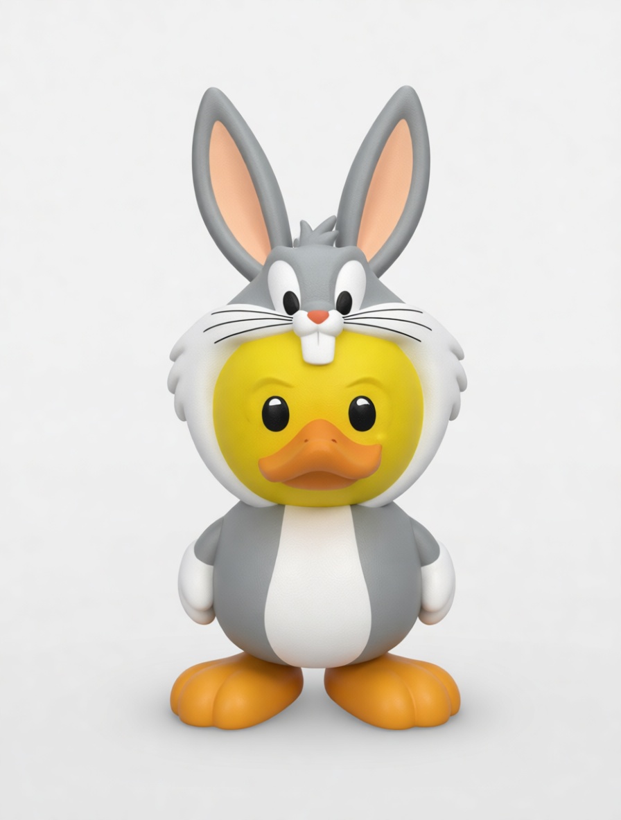 Bugs Bunny Duck Figurine free 3D printable STL