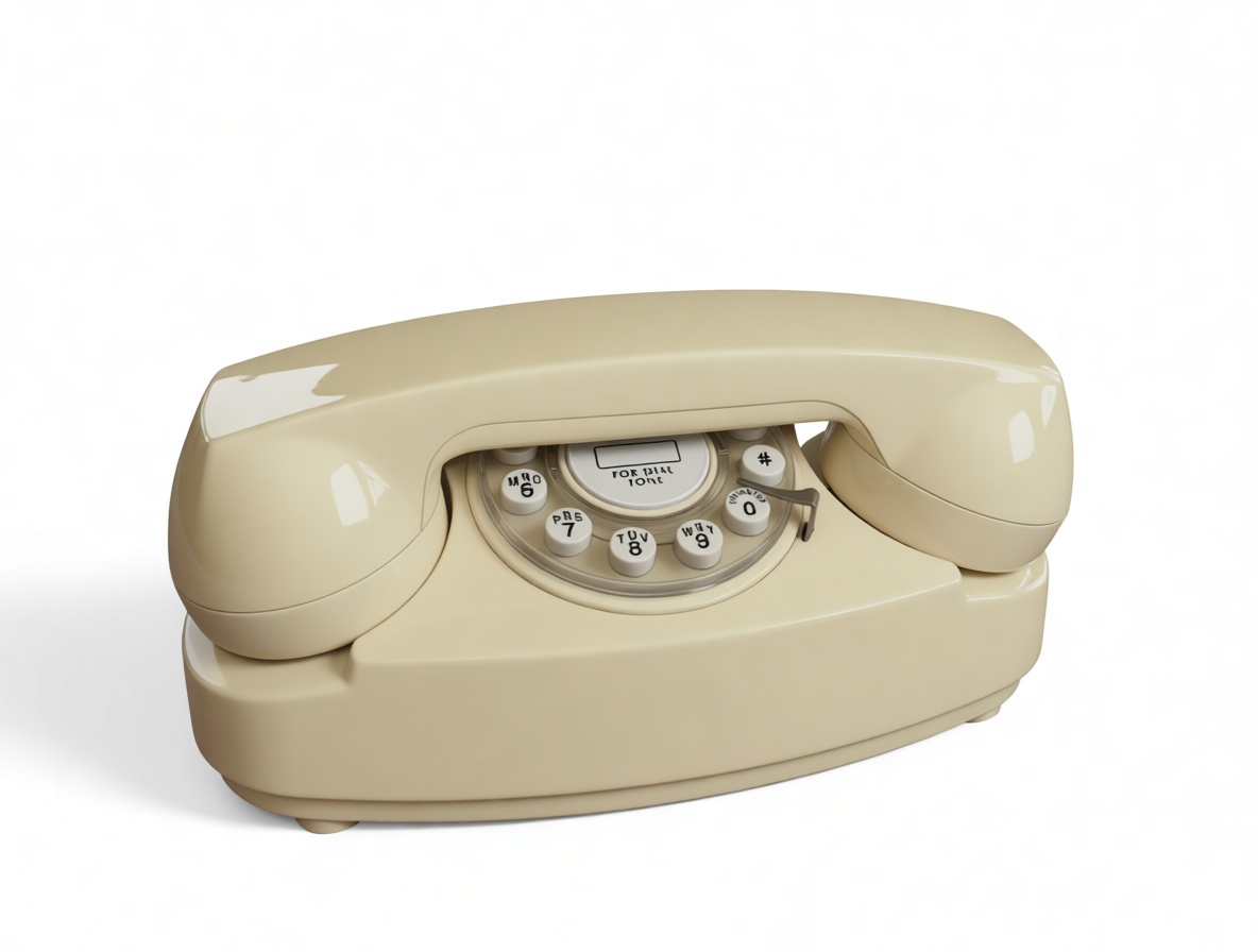 Rotary Desk Phone Model free 3D printable STL