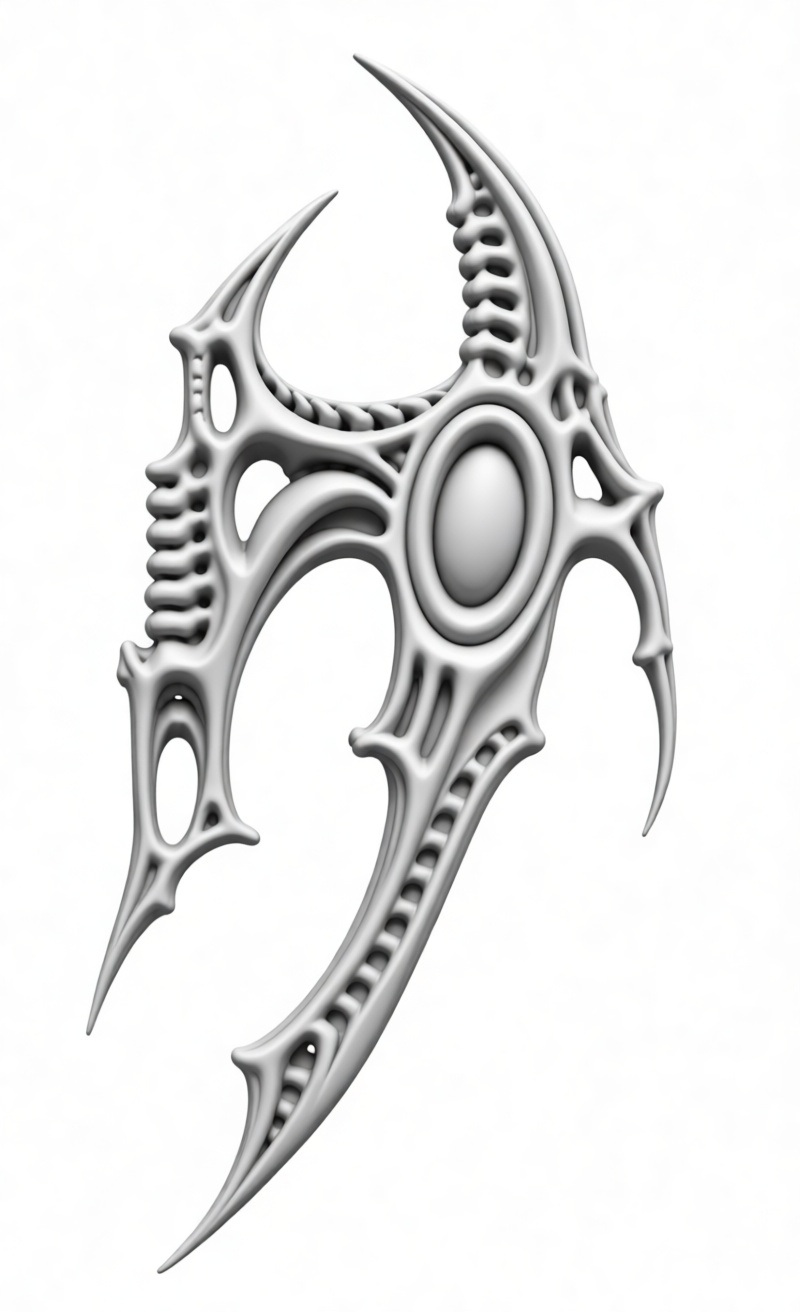 Biomechanical Shield Model free 3D printable STL