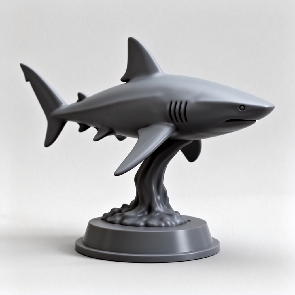 Grey Reef Shark Figurine free 3D printable STL