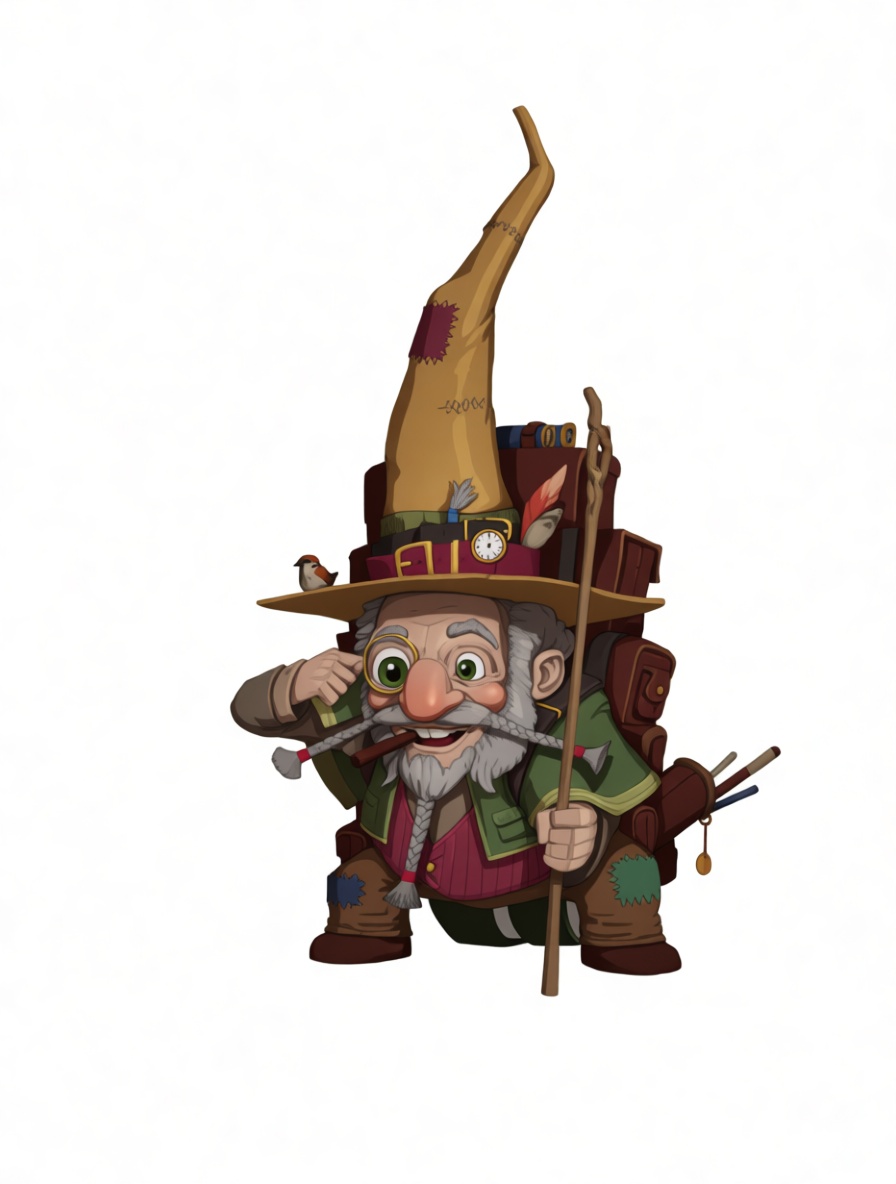 Gnome Ranger Figurine free 3D printable STL