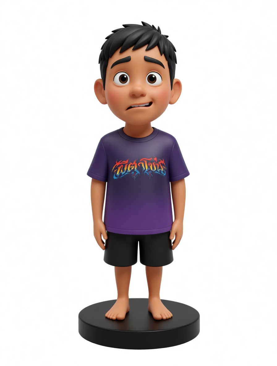 Cartoon Boy Figurine free 3D printable STL