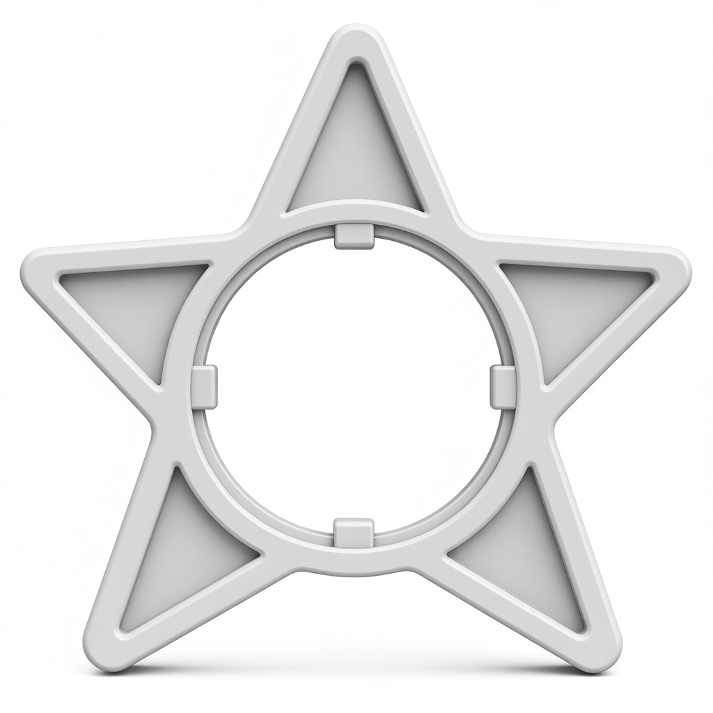 Star-Shaped Cookie Cutter free 3D printable STL