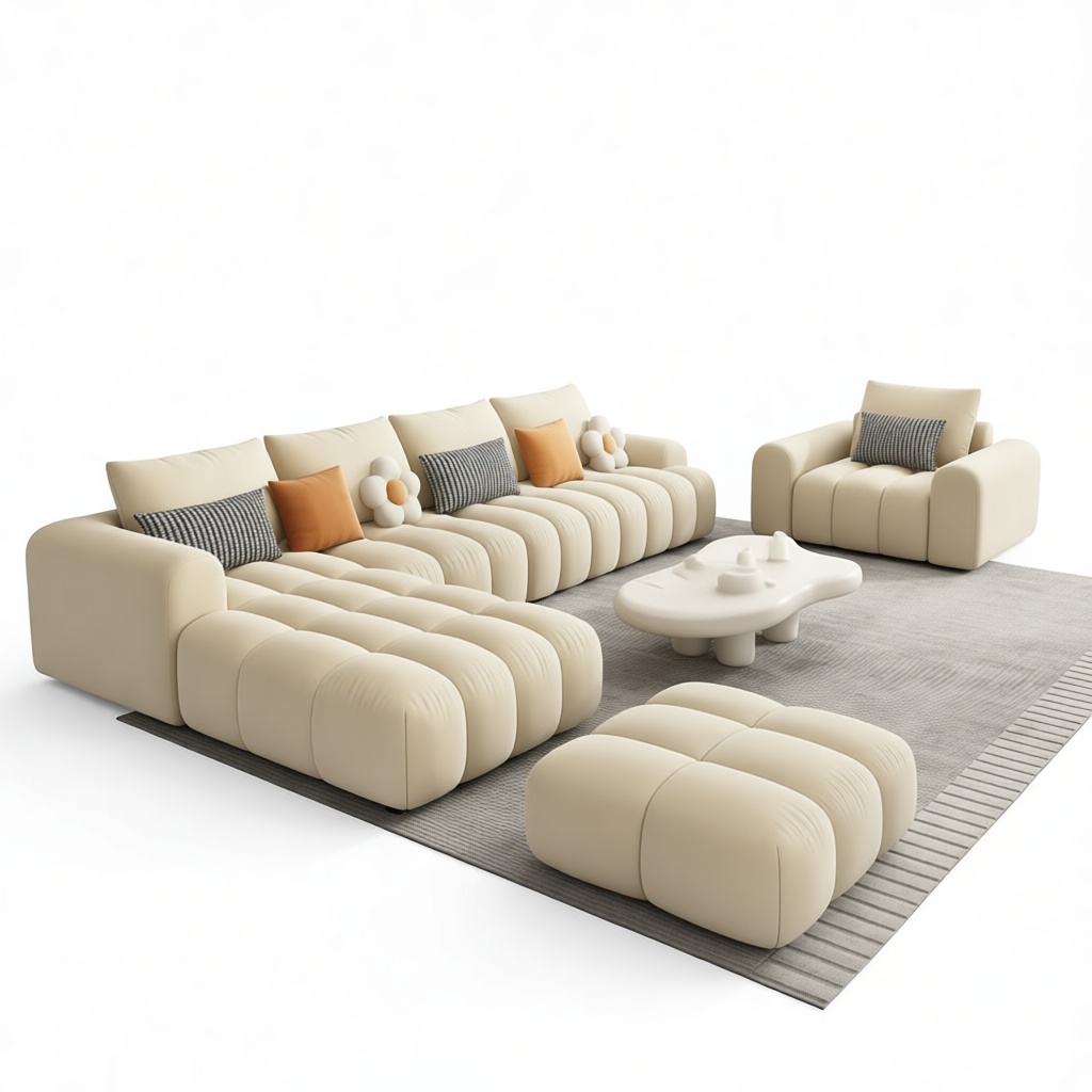 Modern Modular Sofa Set free 3D printable STL