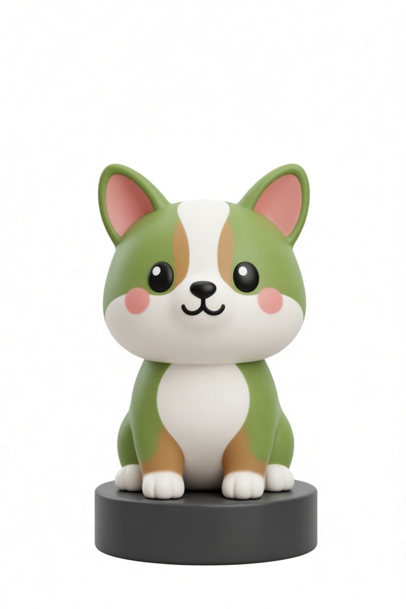 Corgi Dog Figurine free 3D printable STL