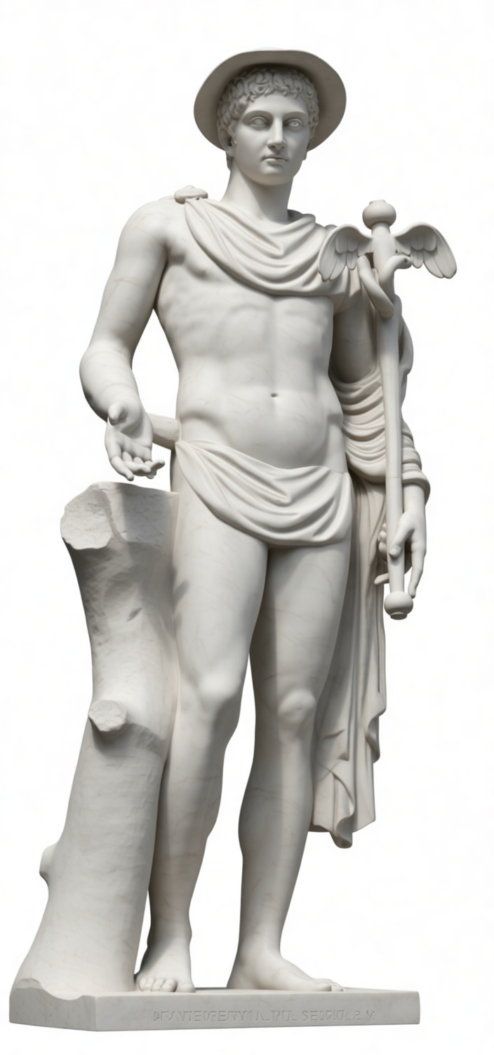 Hermes Greek Statue free 3D printable STL