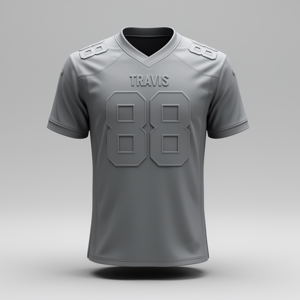 Football Jersey 88 Travis free 3D printable STL