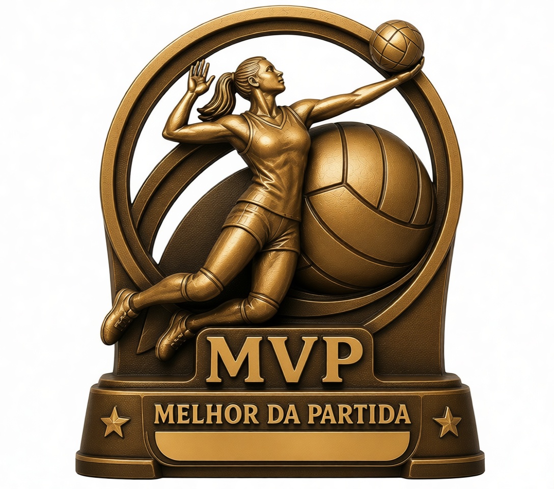 Volleyball MVP Trophy free 3D printable STL