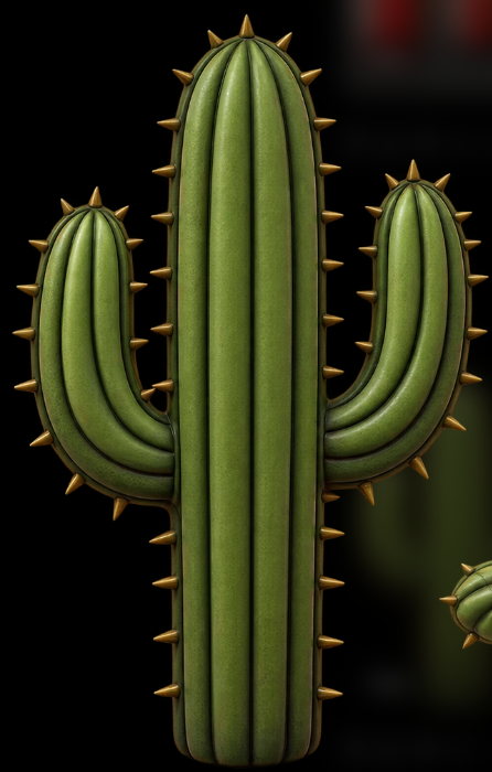 Saguaro Cactus Figurine free 3D printable STL