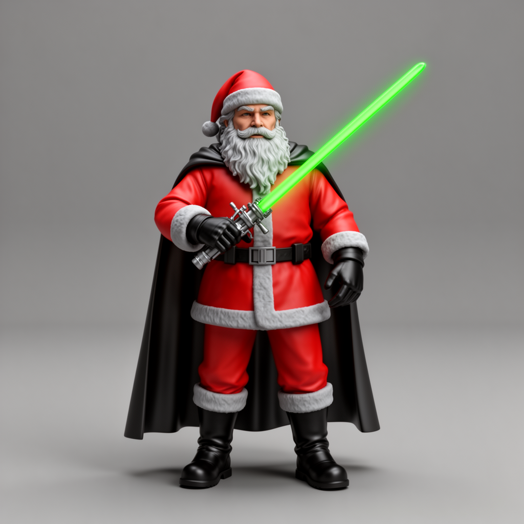 Darth Santa Claus Figurine - Free 3D Printable STL File