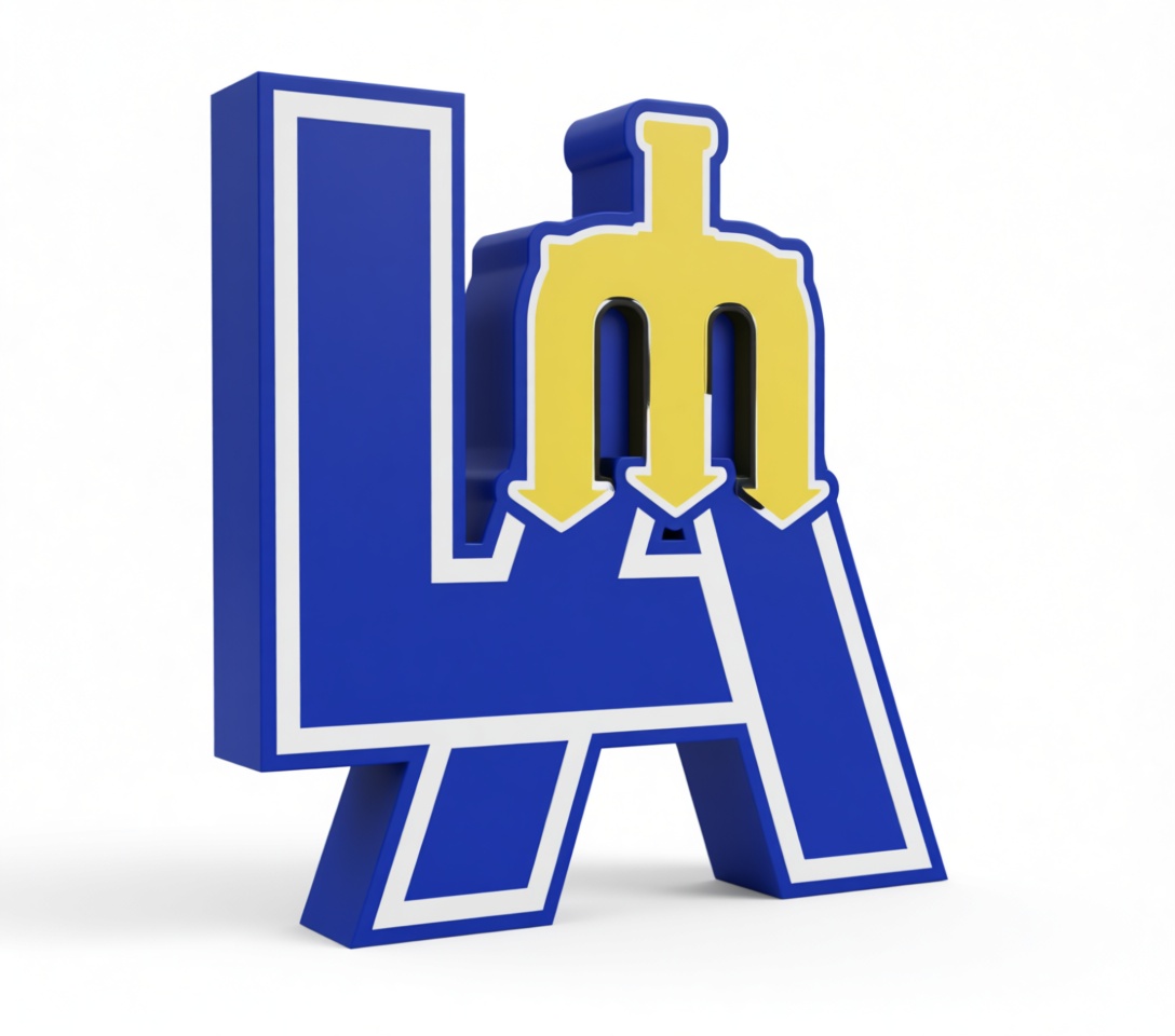 Los Angeles Rams Logo free 3D printable STL