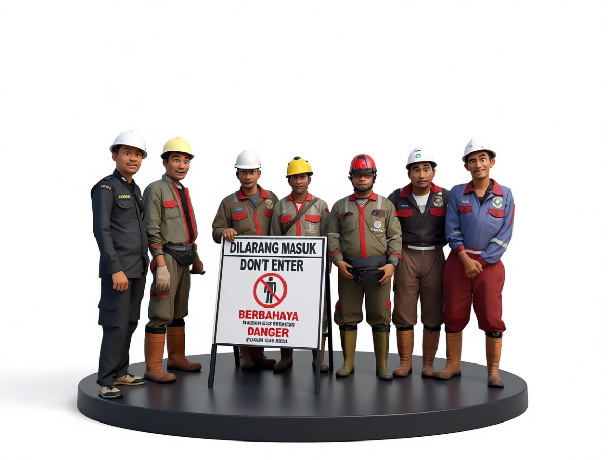 Indonesian Oil Workers Figurines free 3D printable STL