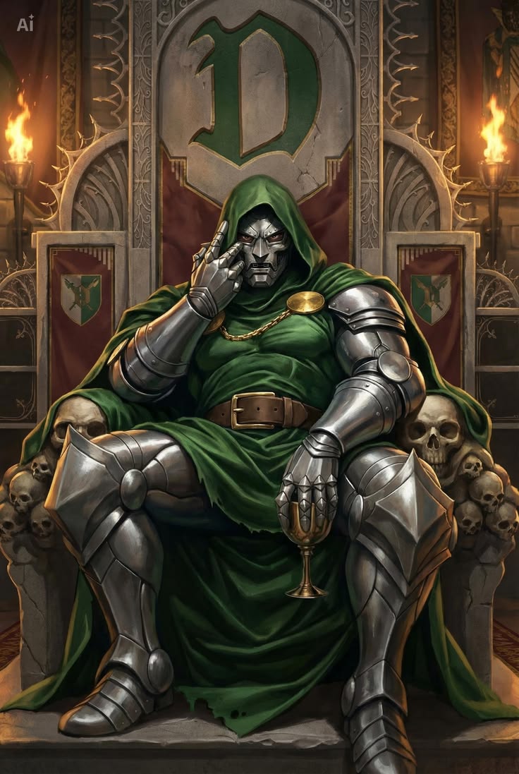 Doctor Doom Figurine free 3D printable STL