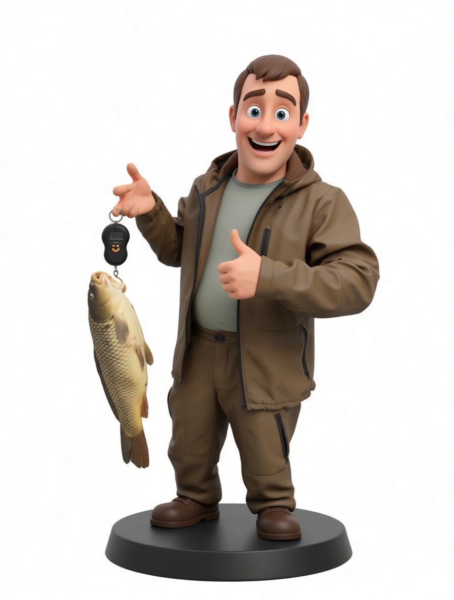 Fisherman Figurine free 3D printable STL