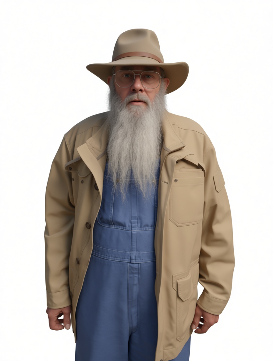 Old Man Explorer Figurine free 3D printable STL