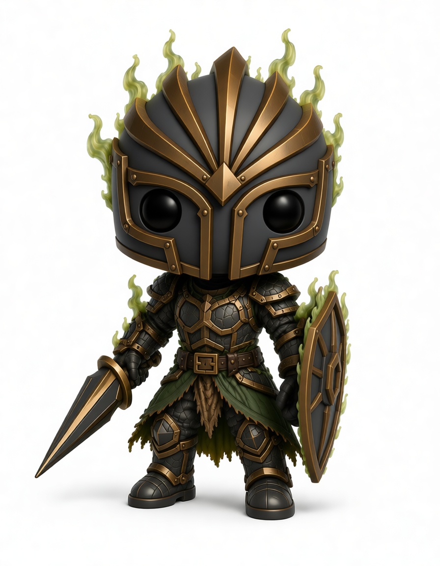 Elden Ring Black Knight Figurine free 3D printable STL