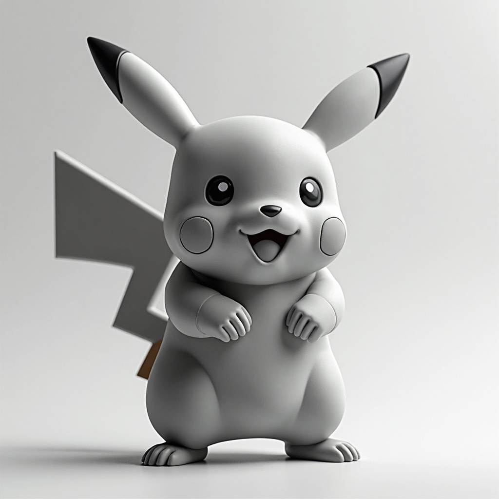 Pikachu Figurine free 3D printable STL