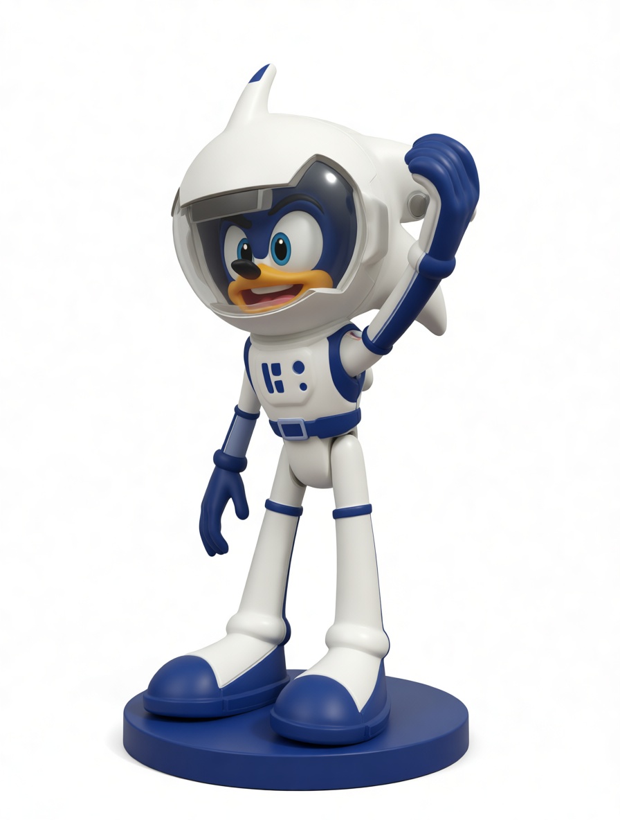 Space Sonic Figurine free 3D printable STL