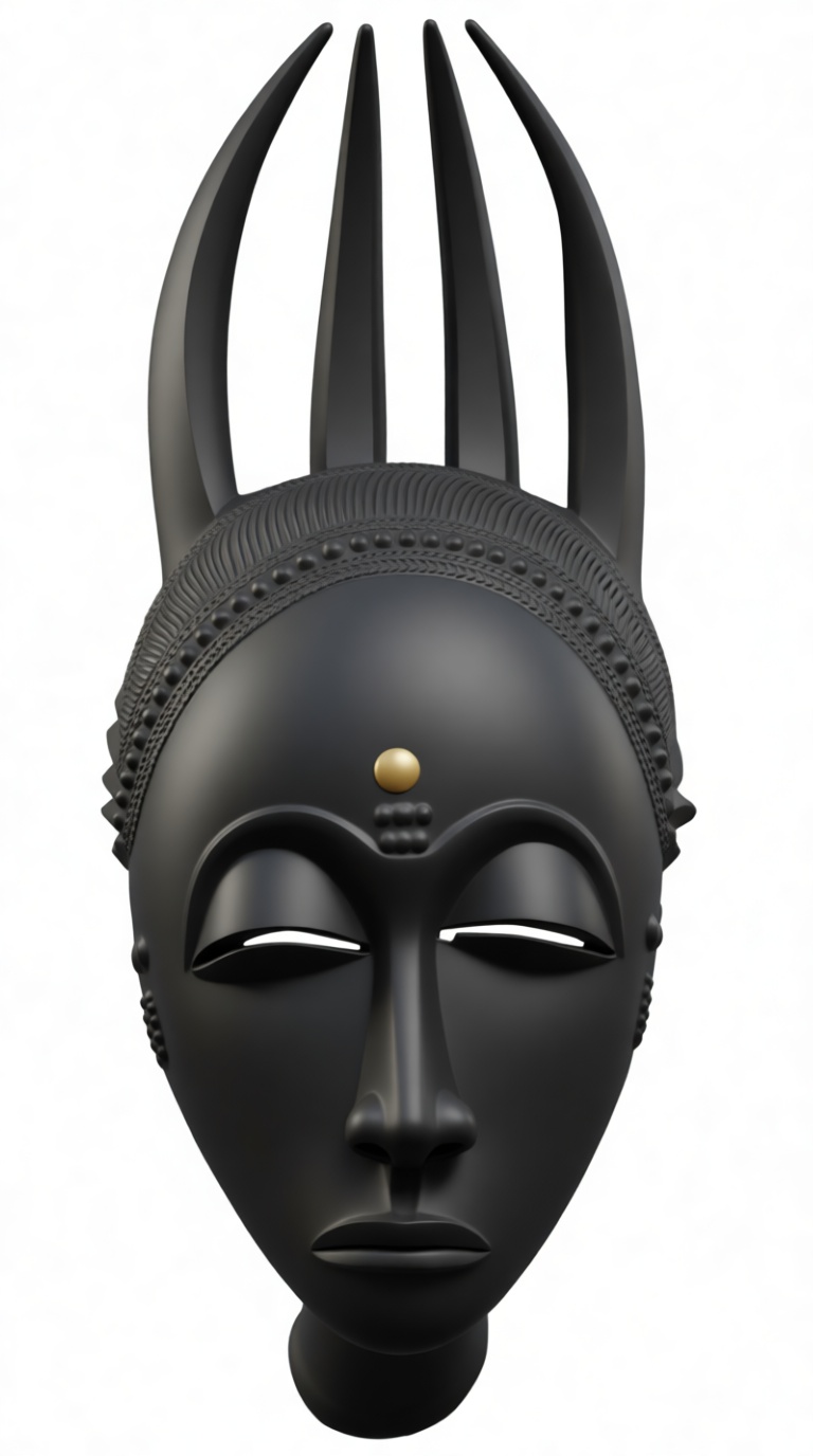 Bamana Kanaga Mask Sculpture free 3D printable STL