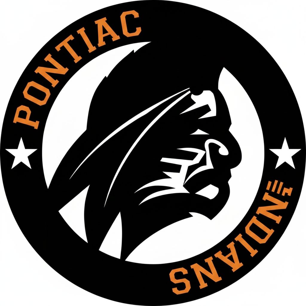 Pontiac Indians Logo free 3D printable STL