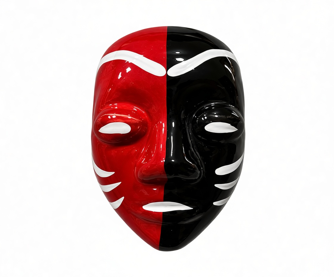 Dual-tone Tribal Mask free 3D printable STL