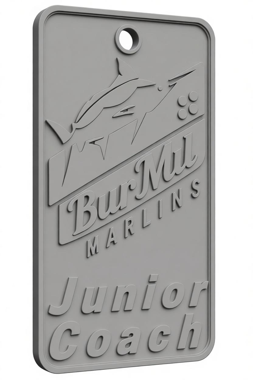 BurMul Marlins Keychain free 3D printable STL