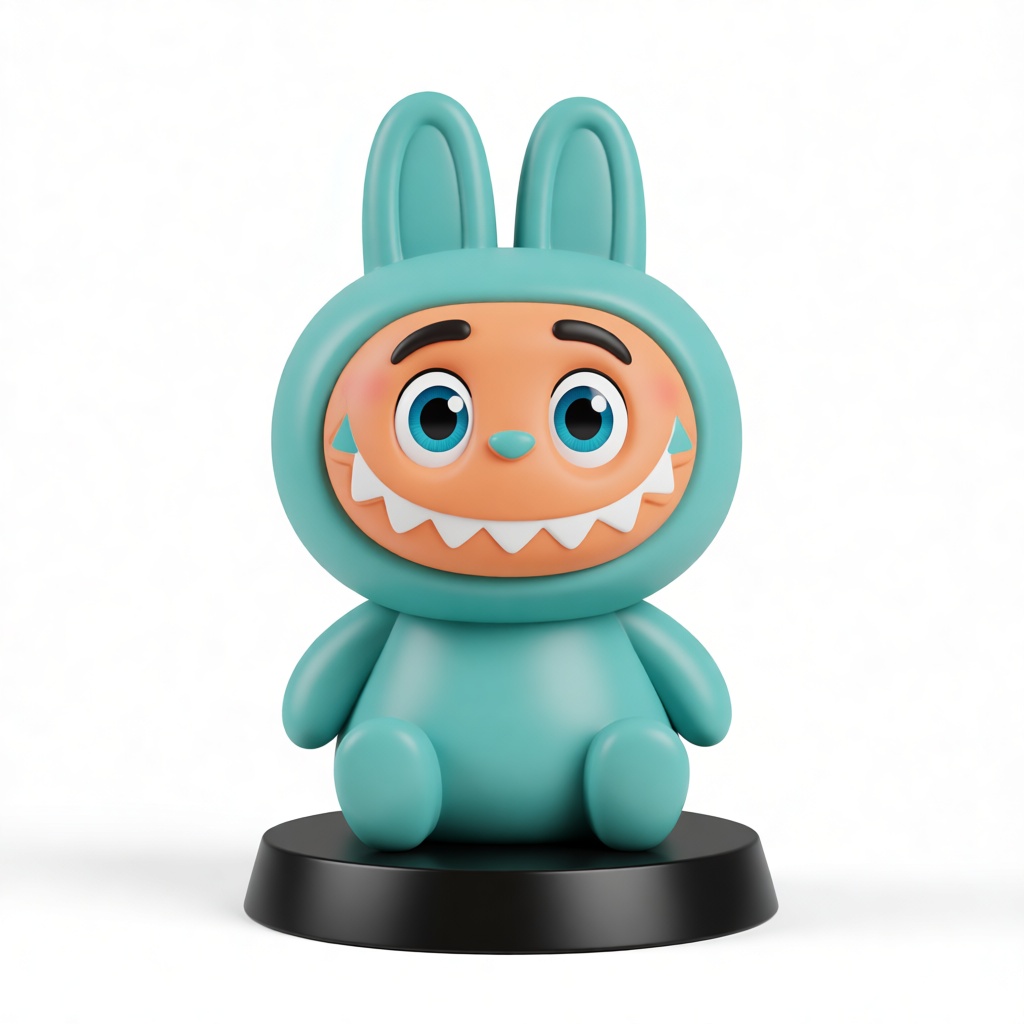 Cute Monster Bunny Figurine free 3D printable STL