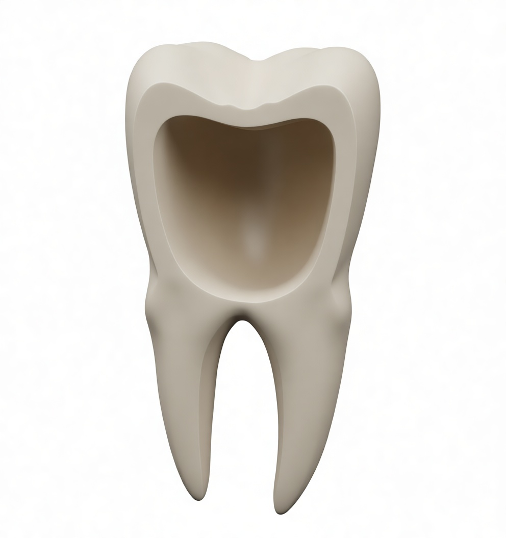 Human Molar Tooth Model free 3D printable STL