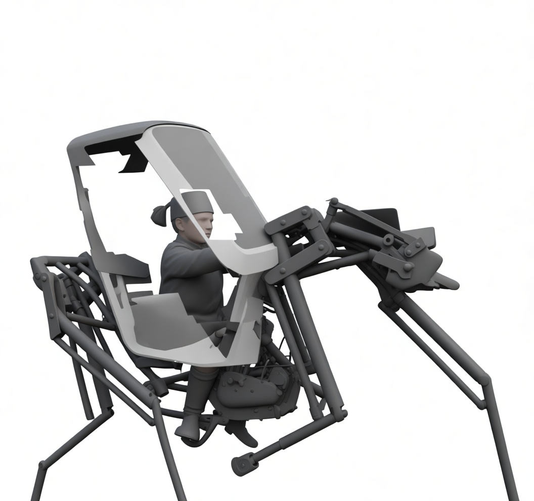 Vintage Spider Motorcycle Model free 3D printable STL