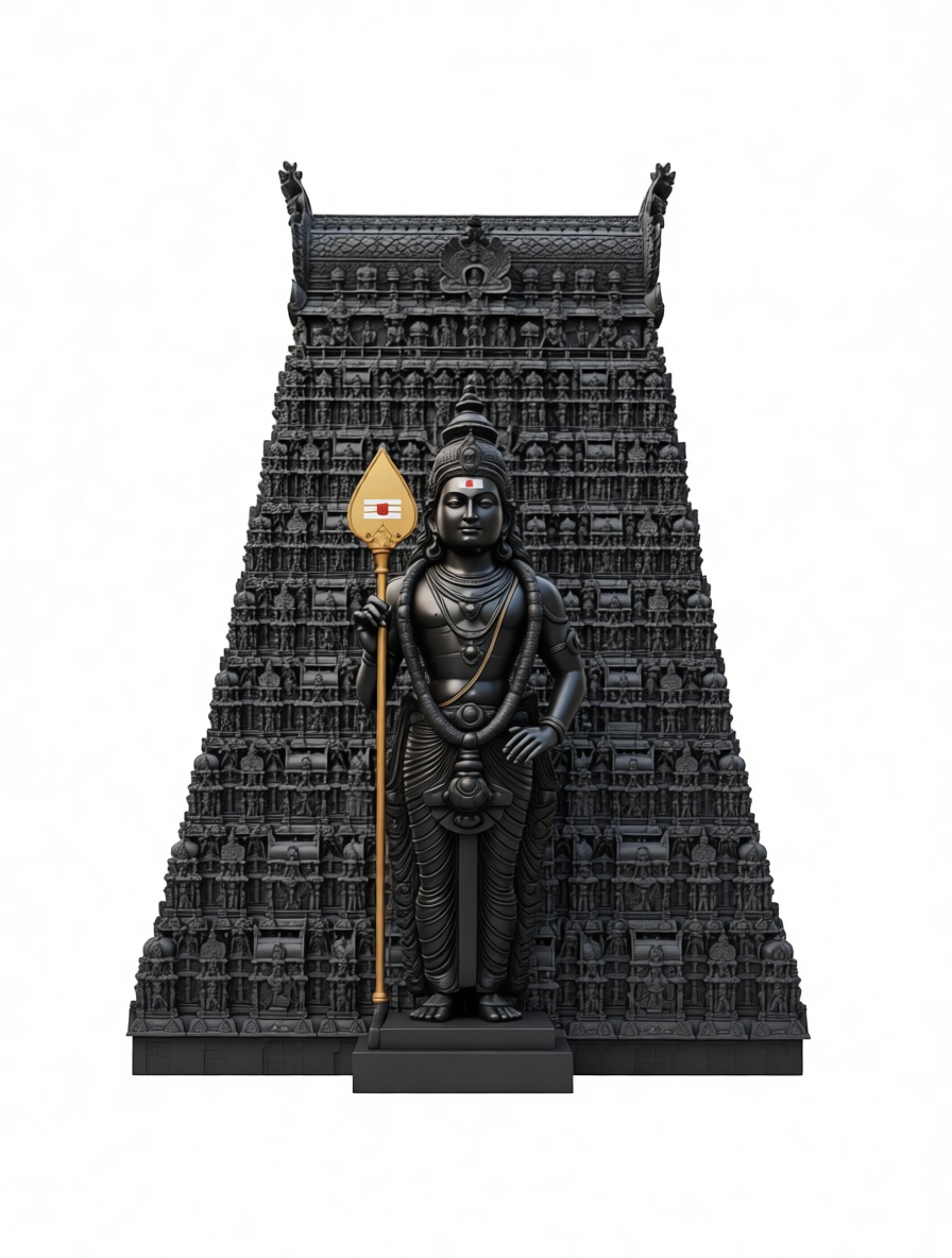 Lord Murugan Statue free 3D printable STL