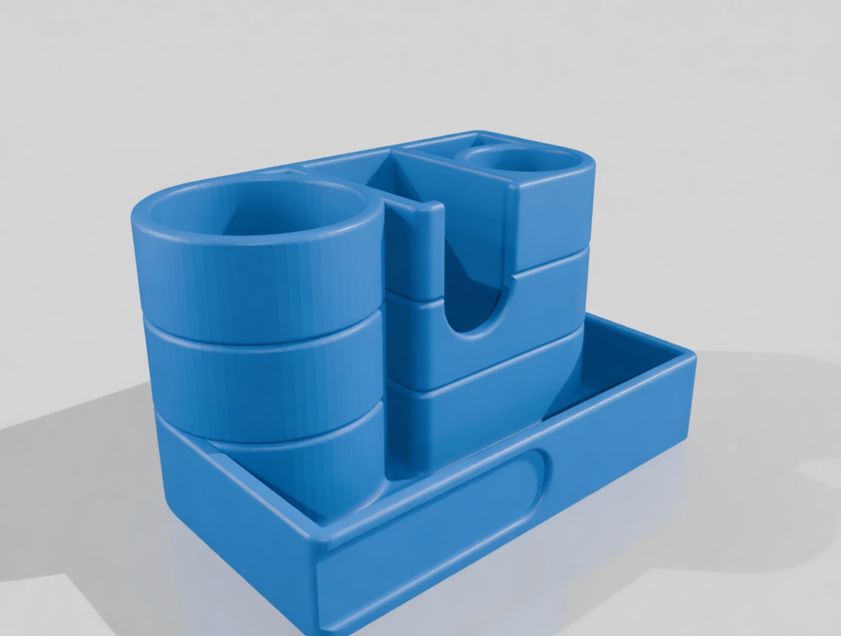 Desk Organizer Station free 3D printable STL