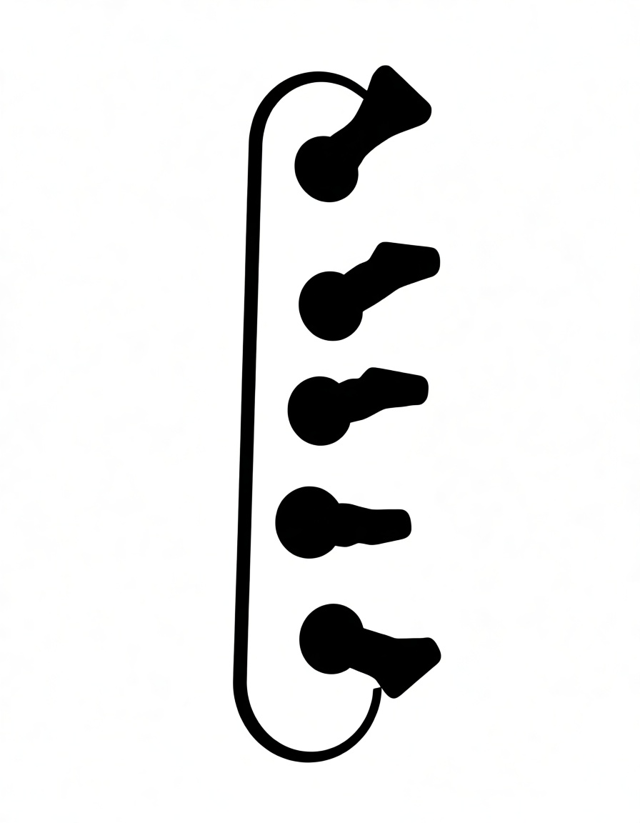 Guitar Tuning Pegs Model free 3D printable STL